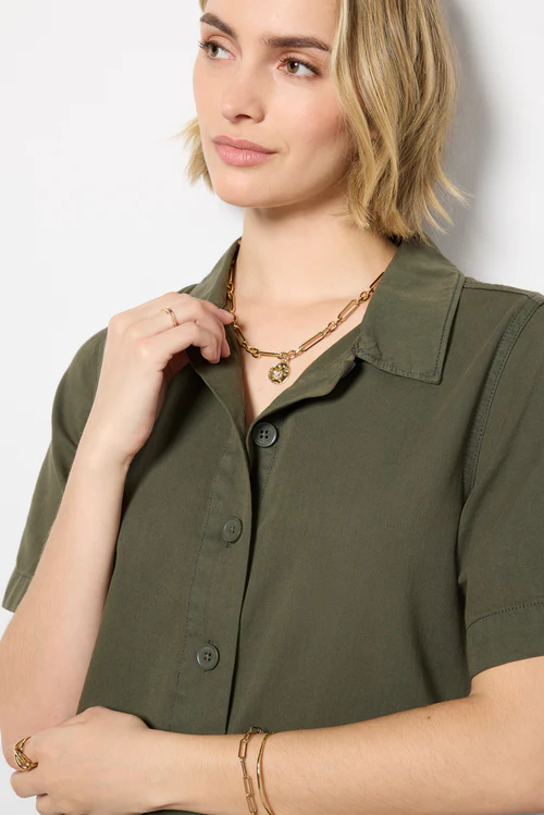 Mindy Contrast Stitch Knit Dress
