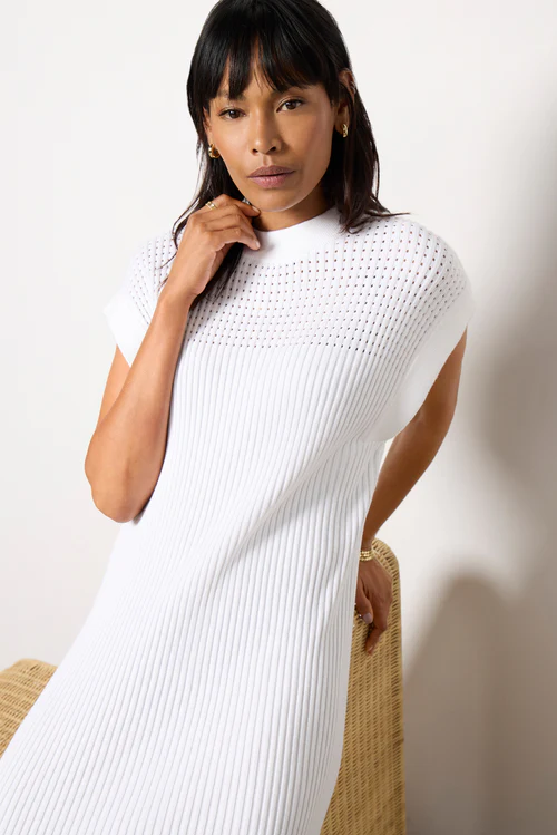 Calabasas Jersey Denim Dress